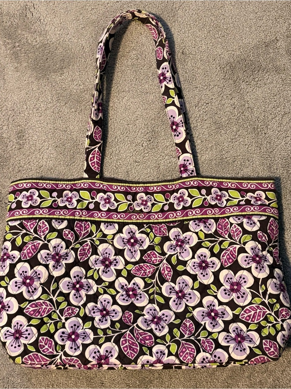 Vera Bradley Plum Petals Tote